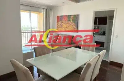 Apartamento com 2 dormitórios à venda, 75 m² - ponte grande - guarulhos/sp