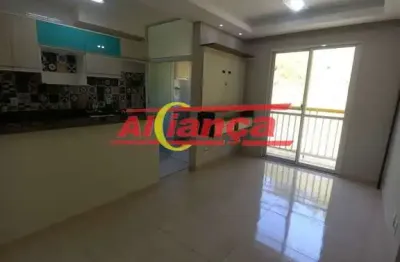 Apartamento com 2 dormitórios à venda, 47 m² - jd. cumbica -  guarulhos/sp