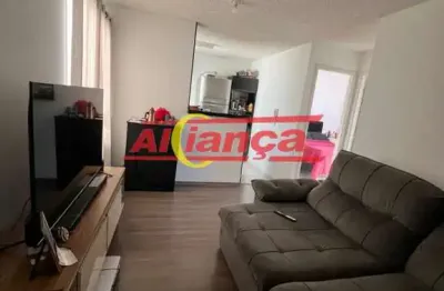 Apartamento com 2 dormitórios à venda, 45 m² - jardim ansalca - guarulhos - sp