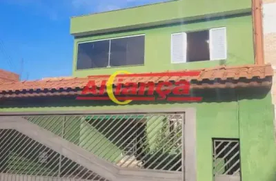 Sobrado com 3 dormitórios (1 suíte) + edícula, 400 m² - jd. são francisco - guarulhos - sp