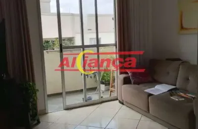 Apartamento com 3 dormitórios à venda, 72 m² - jd  bom clima - guarulhos/sp