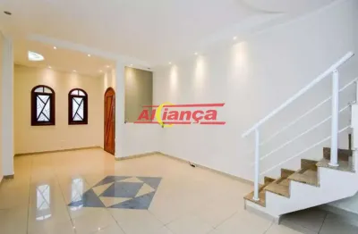 Sobrado com 3 dormitórios a venda, 163 m² - jardim vila galvão - guarulhos - sp