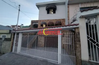 Sobrado no rosa de frança em guarulhos, com 04 dorm, suite, 04 vagas