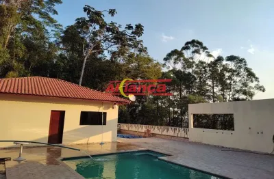 Chácara com 2 dormitórios à venda, 1388,00 m² - vila aliança - guarulhos/sp