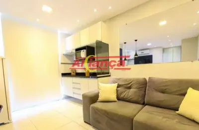 Studio 36m² - condominio first - vila augusta, guarulhos/sp