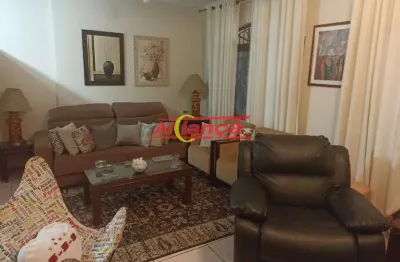 Casa térrea com 3 suítes e 3 vagas - parque renato maia / guarulhos