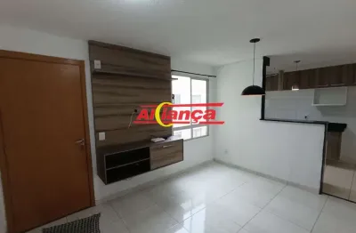 Apartamento com 2 dormitórios à venda, 46 m² - agua chata -  guarulhos/sp