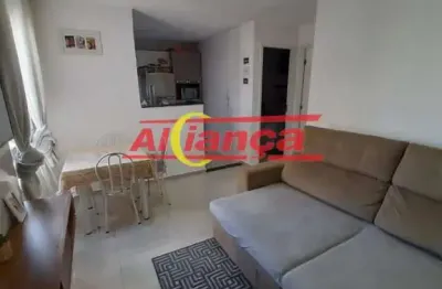 Apartamento 2 dormitórios condomínio santa teresa, 44m² - jd. ansalca - guarulhos-sp