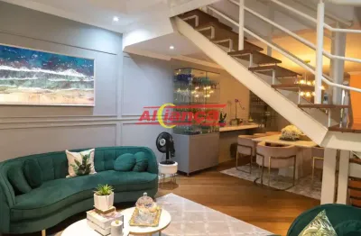 Sobrado com 3 dormitórios (3 suítes) e 3 vagas, 350 m² - vila capitão rabelo - guarulhos-sp