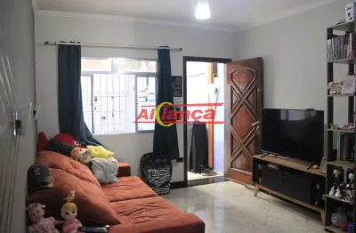 Sobrado com 2 dormitórios à venda, 118 m² - jd. santa mena - guarulhos-sp