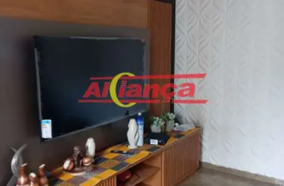 Apartamento com 2 quartos 1 vaga sacada 56 m² - jardim iporanga - guarulhos/sp