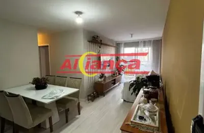 Apartamento com 3 dormitórios à venda, 83 m² - jardim flor da montanha - guarulhos - sp