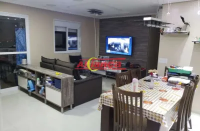 Apartamento 82m²,  à venda - vila augusta - guarulhos    2 dormitórios com 1 suíte, lazer completo