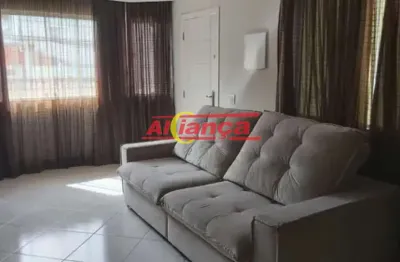 Sobrado com 3 dormitórios à venda, 195m² - parque continental ii - guarulhos/sp
