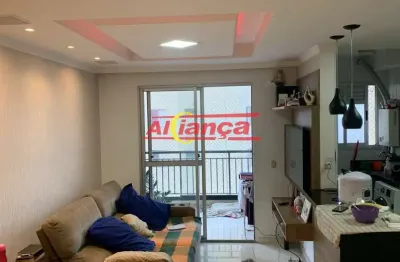 Apartamento á venda no picanço com 64m² / flex  guarulhos!!!!!!
