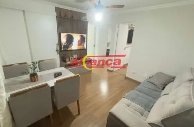Apto à venda com 2 dormitórios, sala cozinha, banheiros e lavanderia, todos os ambientes com moveis