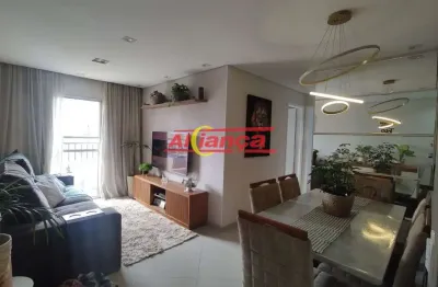 Apartamento com 2 dormitórios à venda, 58 m² - jardim flor da montanha - guarulhos - sp