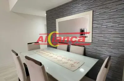 Apartamento 90 m2- 3 dormitórios, 1 suíte, planejados, próximo ao centro de guarulhos.