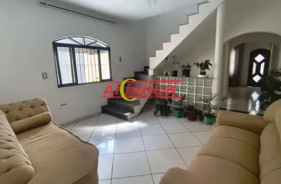 Sobrado com 4 dormitórios à venda, 277,24 m² - jardim álamo - guarulhos/sp