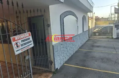Casa térrea comercial  -3 quartos (1 suite ) salão fundos - 324m² - 8 vagas - guarulhos / sp