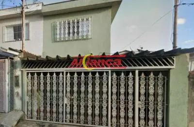 Sobrado com 2 dormitórios  e 2 vagas, 98 m² - jardim santa cecília - guarulhos - sp.