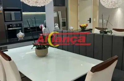 Apartamento 75m² 3 dormitórios 2 vagas com depósito jd. flor da montanha guarulhos -sp