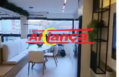 Apartamento com 2 dormitórios à venda, 76 m² - jd flor da montanha - guarulhos/sp
