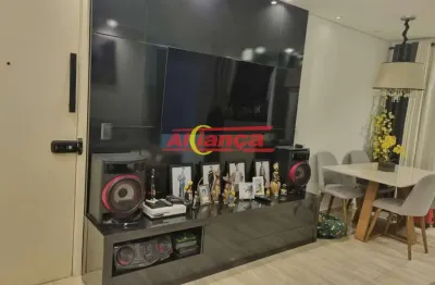 Apartamento com 2 dormitórios à venda, 61m² - vila barros - guarulhos/sp