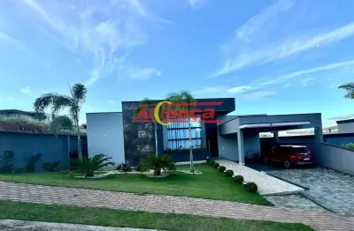 Casa de alto padrão com energia solar, piscina aquecida e porteira fechada - condomínio fechado
