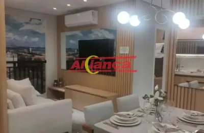 Apartamento no macedo- lançamento- 45,55 m2- 2 quartos, sacada, 1 vaga