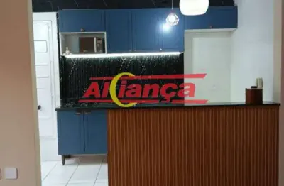 Apartamento com 2 dormitórios à venda, 48 m² - pq industrial cumbica guarulhos/sp