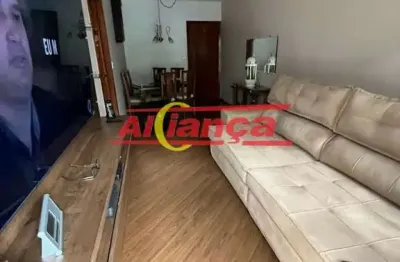 Apartamento para venda com 75 metros, 2 dormitórios - vila zanardi / guarulhos