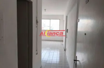 Kitnet com 1 quarto, 1 banheiro a venda, 25m² - centro-guarulhos/sp.
