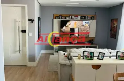 Apartamento com 3 dormitórios à venda, 108m² - vila augusta - guarulhos/sp