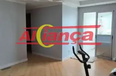 Apartamento com 2 dormitórios à venda, 59m² - vila augusta - guarulhos/sp