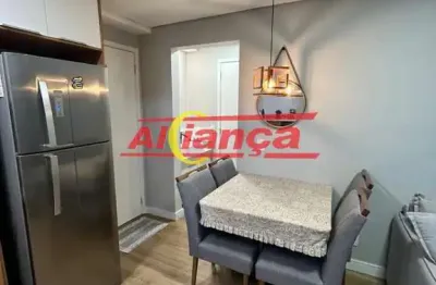 Apartamento venda: 2 quartos, 1 vaga coberta, decorados na cozinha e em um quarto no jd. adriana