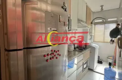 Apartamento 57m², com 3 quartos e 1 suíte à venda no cocaia, guarulhos