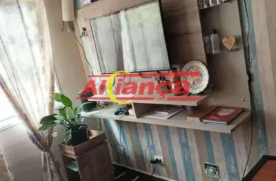 Apartamento com 2 dormitórios à venda, 60m² - cidade parque brasilia - guarulhos/sp