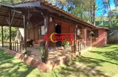 Casa de campo avarandada com piscina 3 quartos sendo 1 suíte à venda em mata fria - mairiporâ 828m²