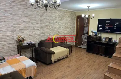 SOBRADO COM 3 DORMITÓRIOS (1 SUÍTE), 148 m² - VILA GALVÃO - GUARULHOS - SP.