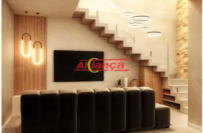 Casa em condomínio fechado com 3 quartos à venda na Rua Vinte e Um, 176, Parque Flamengo, Guarulhos