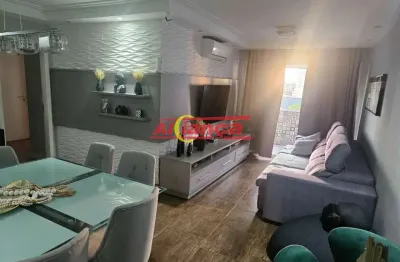 Apartamento com 3 dormitórios e 1 suíte à venda, 115 m² - centro - guarulhos - sp.