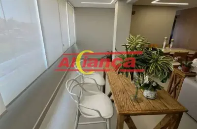 Apartamento com 108m², condomínio supremo, porteira fechada, vila augusta - guarulhos