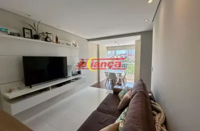 Lindo apartamento à venda  2 quartos - 50m² - 1 vaga - vila augusta - guarulhos - sp