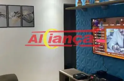 Apartamento 2 quartos 49m²  à venda -jd santo expedito-guarulhpos/sp