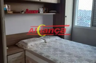 Apartamento com 2 dormitórios, 52 m² - jd. capri - guarulhos - sp.