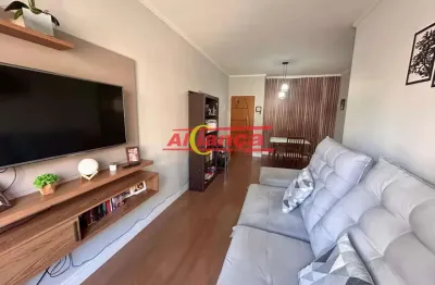 Apartamento aconchegante no picanço - 66m², 2 dormitórios e vaga coberta em guarulhos!