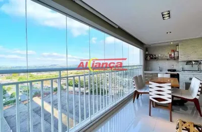 Apartamento com 3 quartos 2 suítes, 110 m² - vila leonor - guarulhos/sp