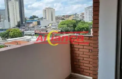 Apartamento com 3 dormitórios, 1 vaga à venda, 107 m² - centro -  guarulhos.gru/sp.