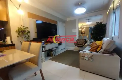 Apartamento com 3 quartos (1 suíte), vila augusta, guarulhos, sp